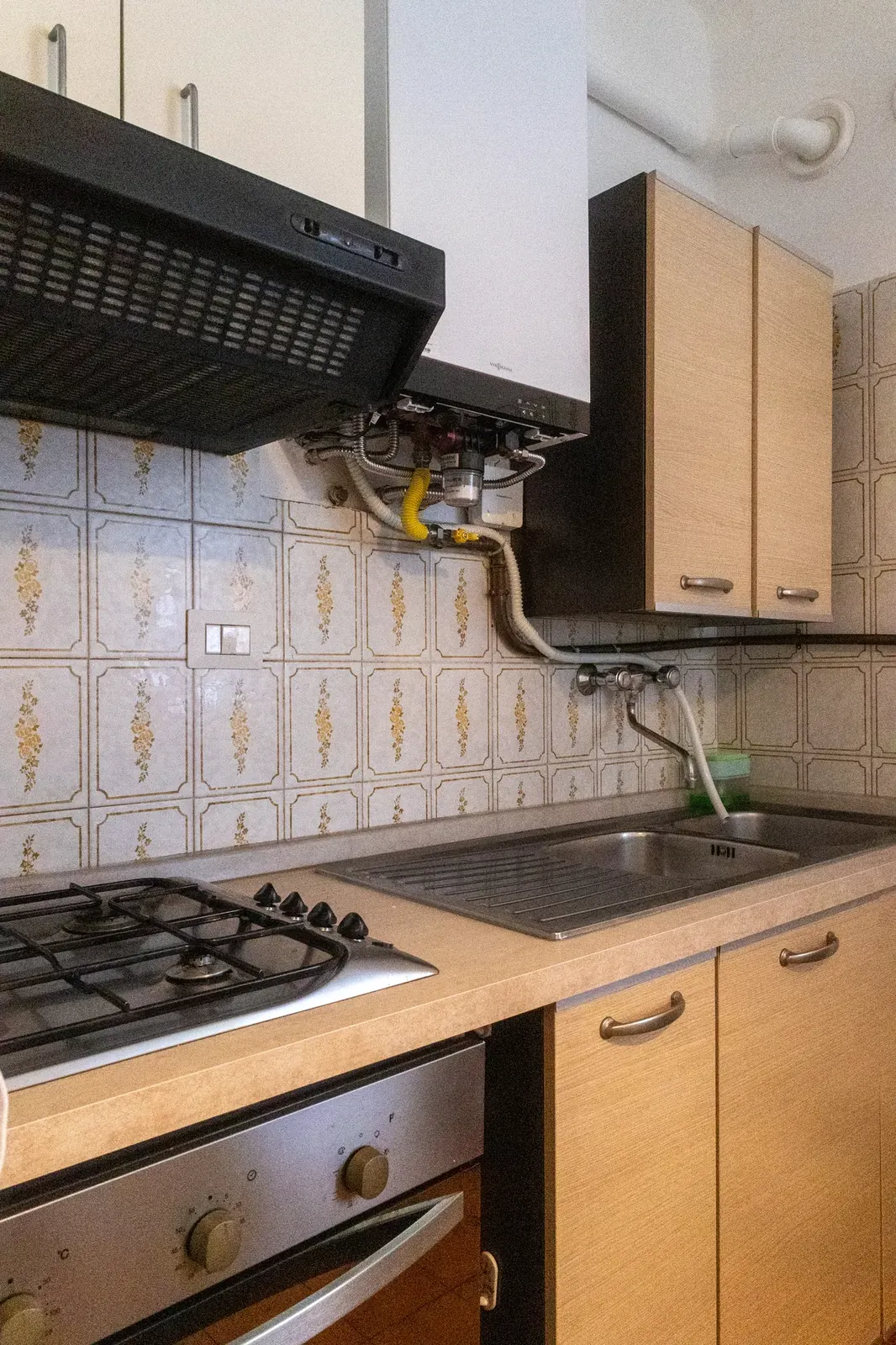 Piano cottura e forno della cucina